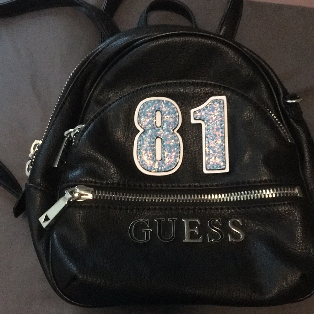Guess leather black backpack 🎒❤️❤️